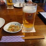 Izakaya Ita Kichi - 生ビールとお通し