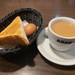 支留比亜珈琲店 - モーニングセット
