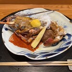 渡辺通 あなん - 伊勢海老の胡麻餡掛け。胡麻がこんなに合うなんて知りませんでした。