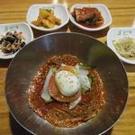 7080 トッポキ - ビビン冷麺ランチ　７８０円