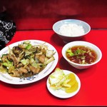 喜楽 - 肉野菜炒め定食