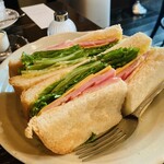 高山珈琲 - サンドイッチ・ハムチェダーチーズ