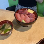 丼 万次郎 - 230813中トロ漬け丼1960円酢飯