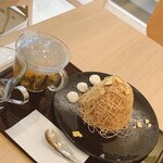 和栗モンブラン＆かき氷 ふわり - 