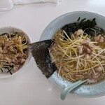 Ramen Shoppu - ねぎラーメン+ねぎ丼
