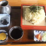 鐘聞亭 - 卵麺（冷）普通盛り