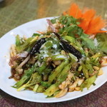 いなかむら - 2013.10 ヤムトゥアプー（タイの四角豆のサラダ）