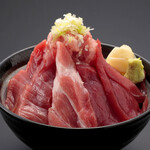 最强天然金枪鱼盖饭/Wild Bluefin Tuna&Fatty Tuna Bowl