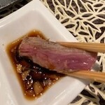 鉄板ステーキ パイナップル２ - 肉