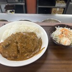 ひるがの高原サービスエリア上り線 - ルウがぬるい、不味いカレー（カツは美味しかった）