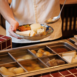 All-you-can-eat classic oden for the price of an appetizer! The original oden is also a must try★