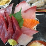 タカマル鮮魚店 - タカマル定食・刺身