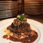 和フレンチバル村塾 屋根裏 別邸 - 自家製ハンバーグのロッシーニ風