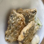 魚市場もったいない食堂 - アジフライは初めてのふわとろ食感！