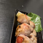 Kanzen Koshitsu Izakaya Kushigoro - 野菜串トマト豚バラ巻き