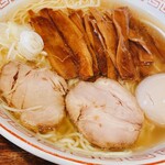 中華そば さとう - 中華そば700円　メンマ150円　味玉100円