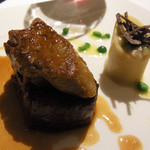 トランテアン - 黒毛和牛フィレ肉とフォアグラのポワレ わさび風味のジュ