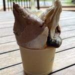 Gelateria popolo. - しぼりたて牧場ミルク、ショコラ、キャラメル