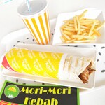 Mori Mori Kebab - ロールケバブセット　¥1100