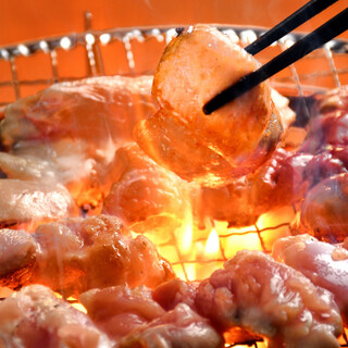 Enjoy your favorite parts of chicken Yakiniku (Grilled meat) by yourself