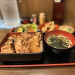 いしばし - 上きじ定食、肉増し