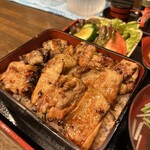 Ishibashi - 上きじ定食、肉増し