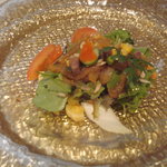 有機野菜の中華風サラダ