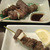 串焼き 源's - 料理写真:焼き肉串(上からカルビ、ハラミ、タン)