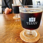 HONOKA COFFEE - 今日は久々に暑かったので、アイスコーヒーをチョイス