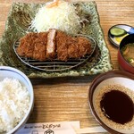 庄内 - ロースかつランチセット※ご飯＆キャベサラおかわりOK