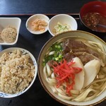 Shurei Soba - 軟膏ソーキそば、じゅーしー、小鉢