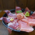 浜小屋 - 贅沢まぐろとかつお丼