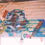 Mu - 善相原昌代さんという画家の方の壁画。他にもあり。