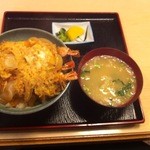 食事処まるよし - 海老カツ丼830円