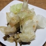 まるまつ食堂 - キャベツ昆布