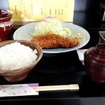 串膳 - 上ロースかつ定食　１５５０円