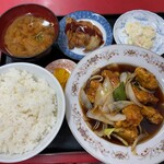 喜楽 - 酢豚定食