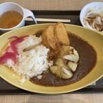 淡路島南パーキングエリア（上り）フードコート - 淡路玉ねぎのよくばりカレー 