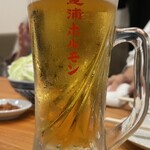 新宿もつ焼 芝浦ホルモン - ビール