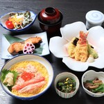 Limited time reservation required Crab chirashi gozen