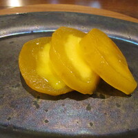 リストランテ ハナタニ - ラム酒のシロップを浸透させた柿