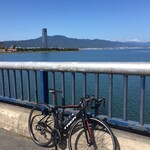 博多とんこつ 真咲雄 - おまけ　近江大橋から見る大津