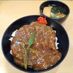 吾三路うどん - カレー丼（800円）