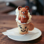 アールジェイカフェ - フィナンシェソフトクリーム☆