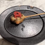 フレンチ串揚げ BEIGNET - 秋刀魚と茄子に赤蕪