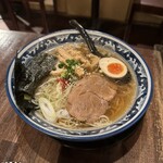 和風楽麺 四代目 ひのでや - ◾️ひのでやラーメン、ミニ帆立御飯セット¥1.200［by pop_o］