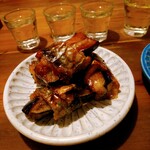 酒呑蕎食〆タグル - ナスと秋刀魚の蒲焼き