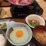 米沢牛黄木 - すき焼きランチセット