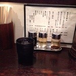 中屋 - 201310　中屋　店内⇒目の前