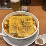 蝋燭屋 - 焼きチーズ麻婆麺倍辛1,500円
      チーズトッピング200円
      痺れ激増し100円